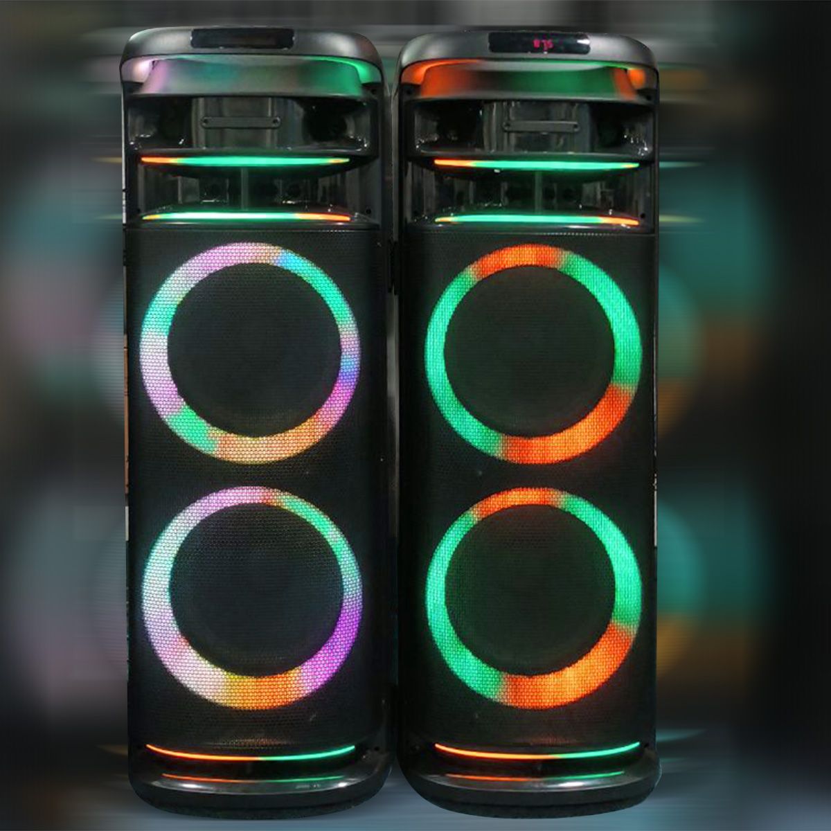 Home DJ Speakers Pair Party Speaker Indoor HiFi Spike Electronic Altofalantes