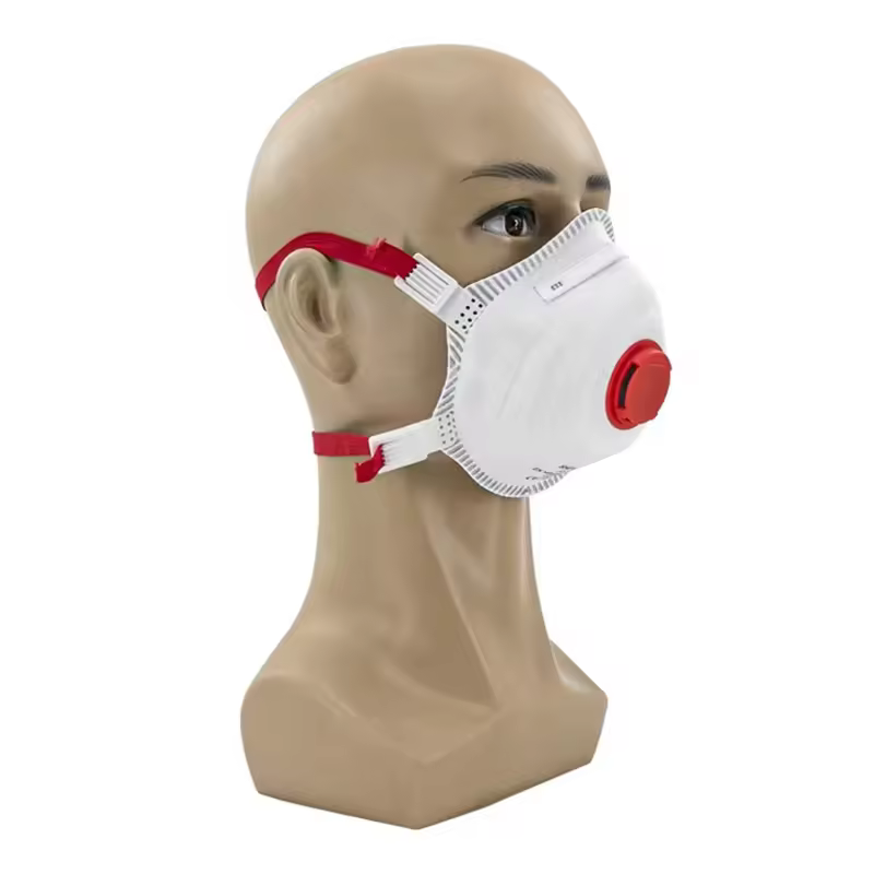 10pack Full Pu Nose Hot Selling Disposable Ffp3 Nrd Non-woven Dust Respirator Face Mask With Exhalation Valve