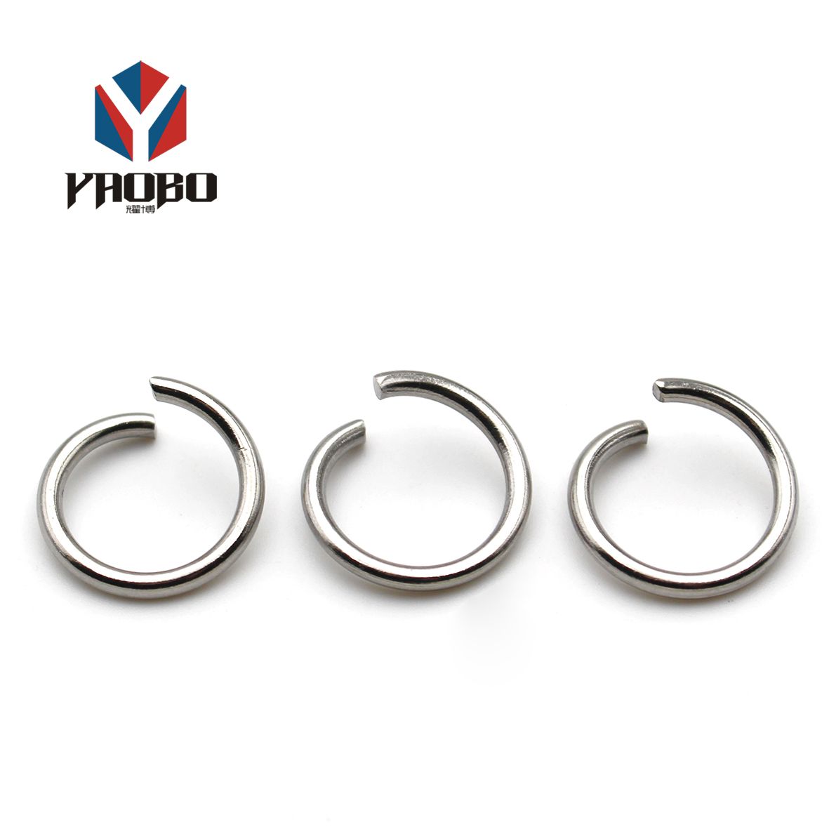 Metal Stainless Steel Silver Open Jump Ring