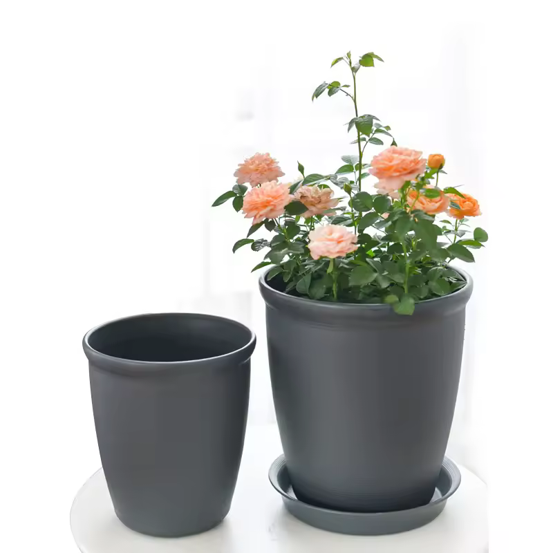 Nordic Style Flower Pots And Planter Cheap Large Chinese Modern Plastic Flower Pots For Indoor And Outdoor