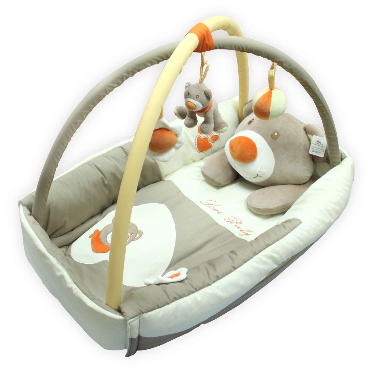 Soft Plush Infant Activity Gym Cushion Crawling Baby Play Mat