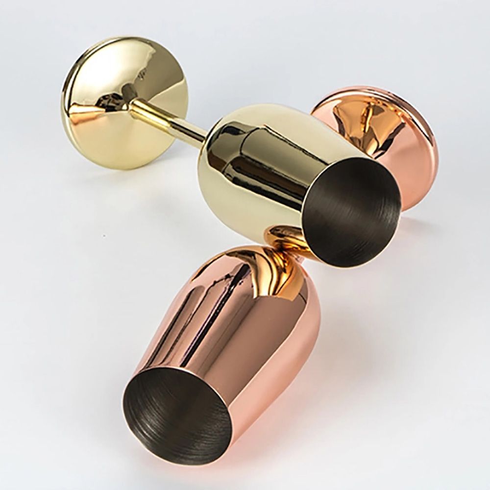 Popular Food Grade Stainless Steel Unbreakable Stemmed Goblet Multi-Color OEM/ODM