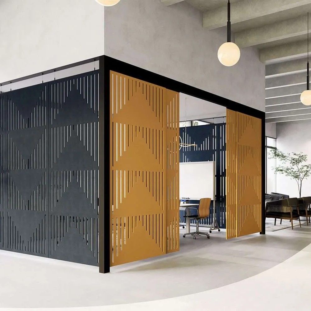 Premium 12mm Polyester Felt Acoustic Wall Panels for Interiors