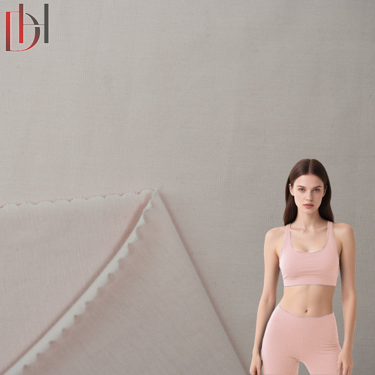 Summer High Resilience Sports Yoga Clothing Bra Panties Shirt Textile Fabric Material Factory