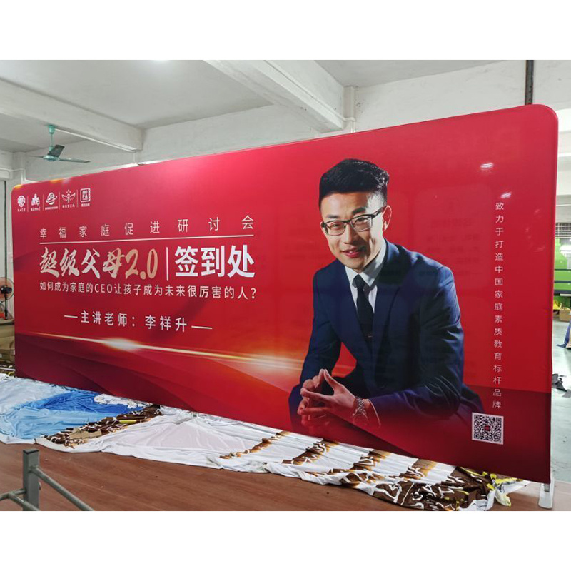 Professional Style Pop up Display Stand with Magnetic Tape Easy Setup Backdrop