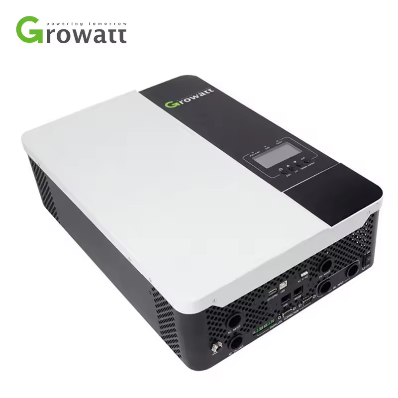 Hot Sale Growart 5kw Solar Off-grid Spf 5000-es Inverter For Home Use Single Phase Hybrid Mppt Controller 60hz Ac Pure Sine Wave