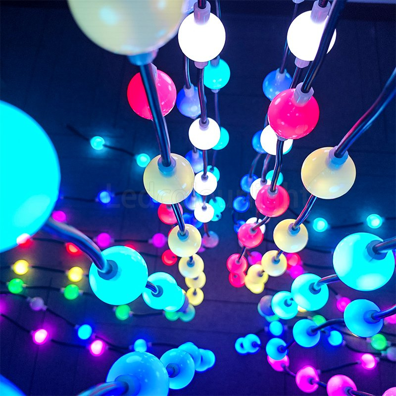 36mm Factory 3D Ball LED String Light Outdoor LED Street Stage Lighting