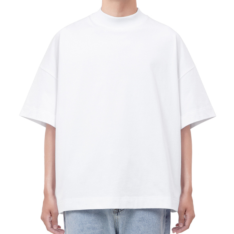 Plain Heavyweight 300GSM 100% Cotton Oversized Men's Clothing T-Shirt Manufacturer Blank High Quality T Shirt for Men