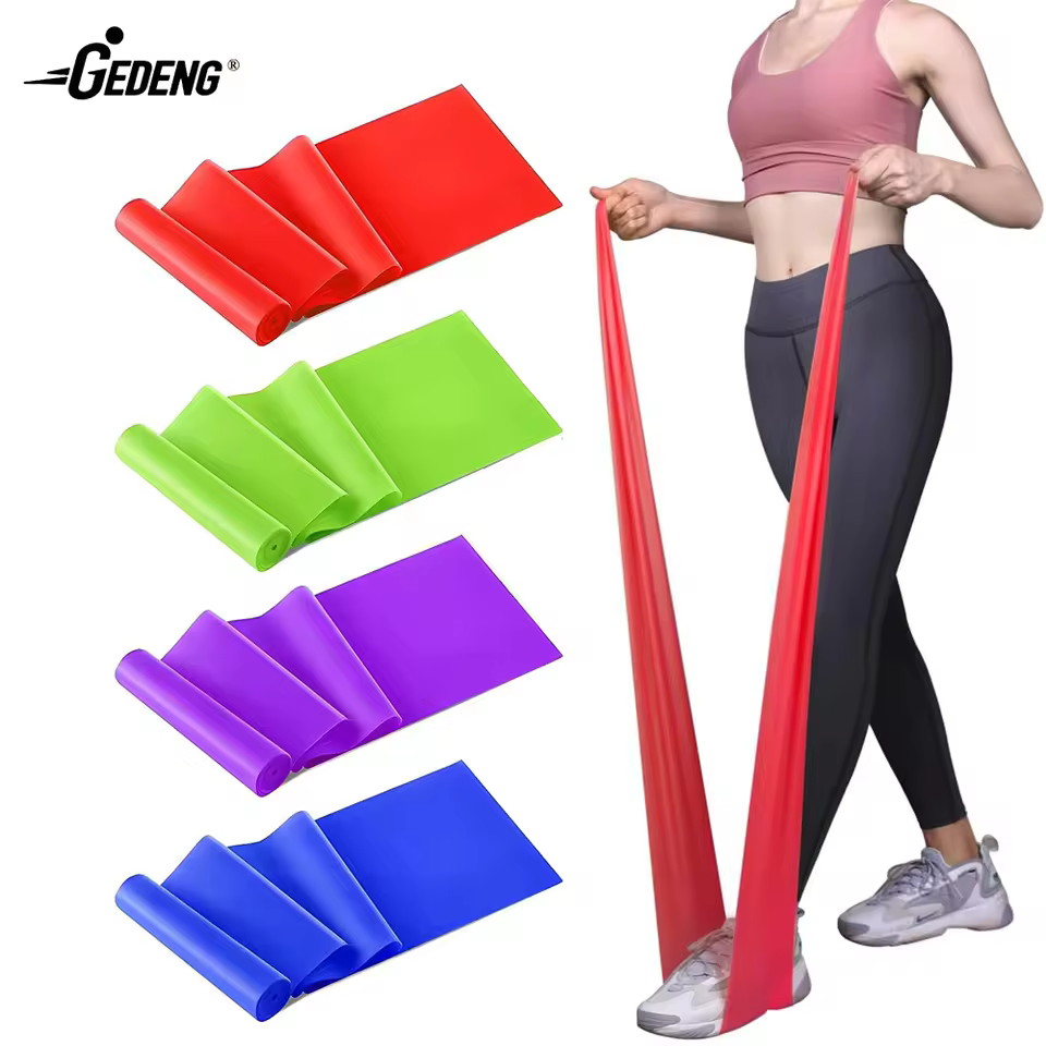 Gedeng Theraband Resistance Band Set/bulk Rolls Professional Elastic Bands Non-latex Flat Elastic Exercise Band