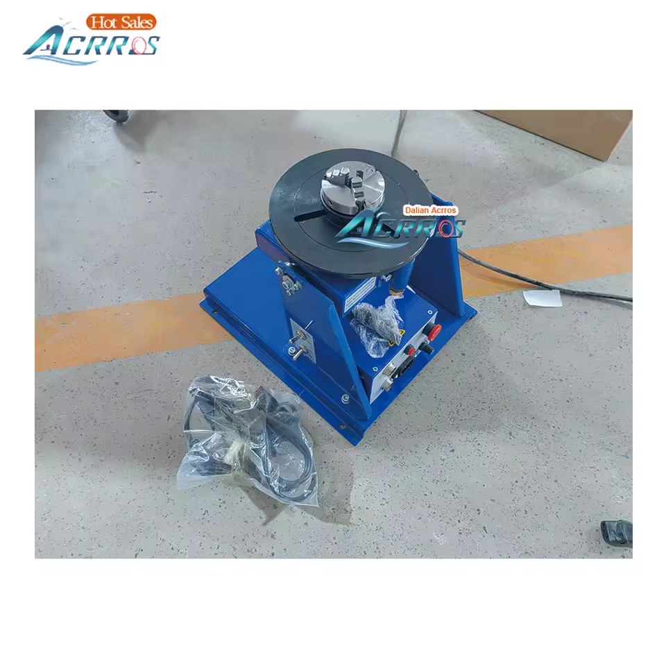 Free Shipping 10kg Welding Positioner And 65mm Lathe Chuck Ready To Ship