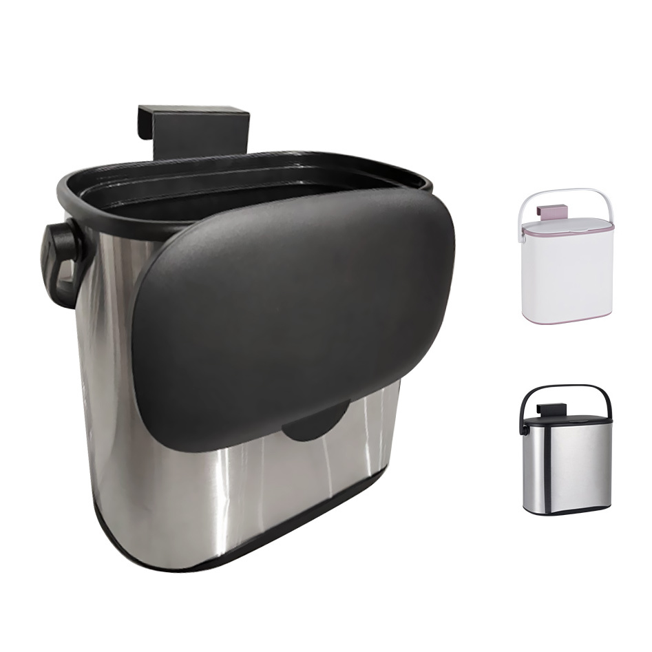 5L Stainless Steel Countertop/Hanging 5L Compost Caddy for Kitchen