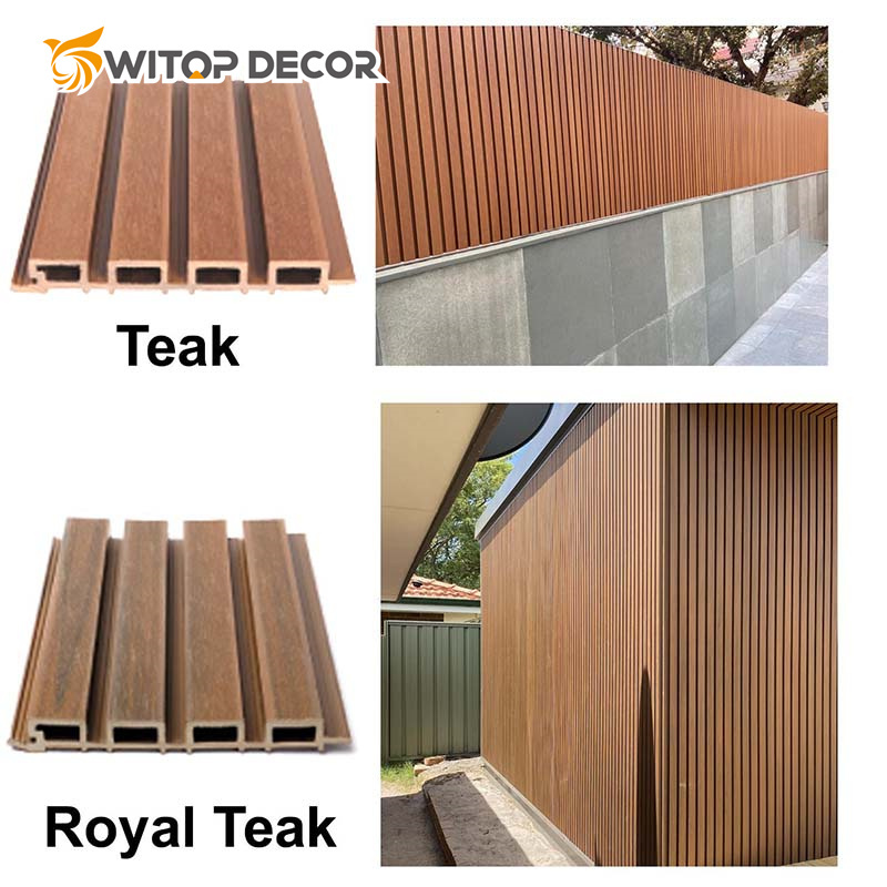 Latest Technology Decorative Wood Plastic Wall Panel WPC Cladding