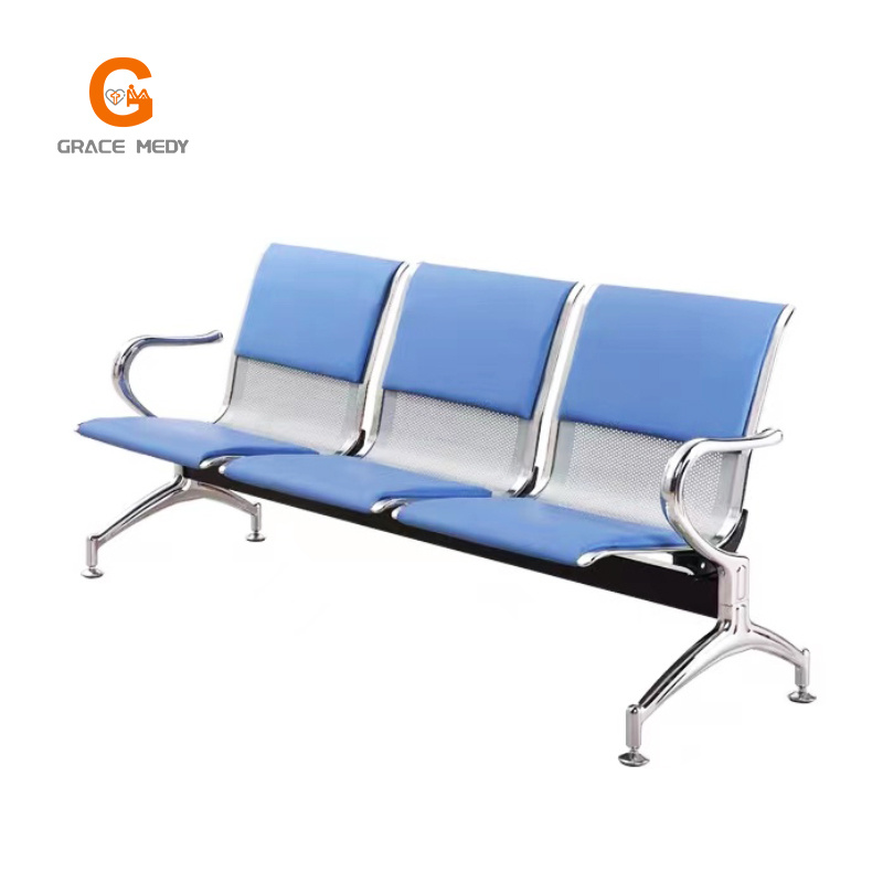 Cheap Price Hospital Furniture Recliner Sofa Folding Medical Folding Waiting Chair