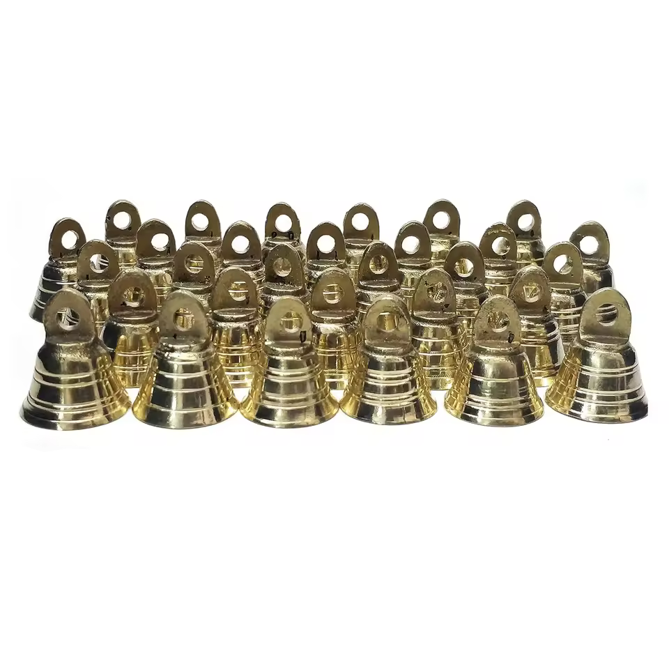 Vintage Indian Craft Brass Elephant Cow & Camel Decor Bells Lot Of 50 Musical Instruments & Accessories