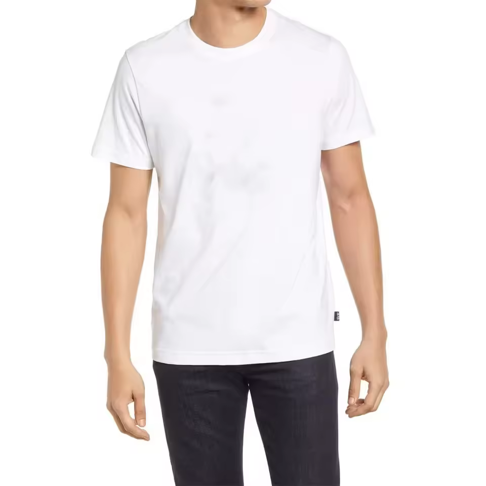 Lightweight Knitted T-shirts Quick Dry Oversized Streetwear T-shirt For Men High Quality Cotton Graphic Print Oem Manufacturer