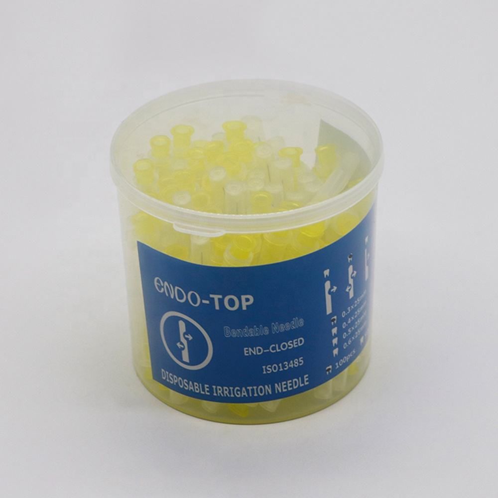 Dental Irrigation Needle Tips End-Closed Side Hole Single /Double Vent Endodontic Syringe