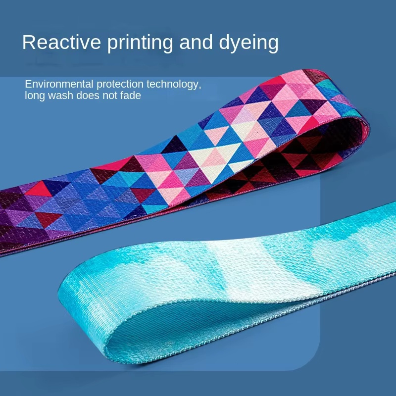 Yoga Stretch Belt, Fitness Resistance Band, Home Workout, Sports Equipment, Wholesale Pilates Supplies.