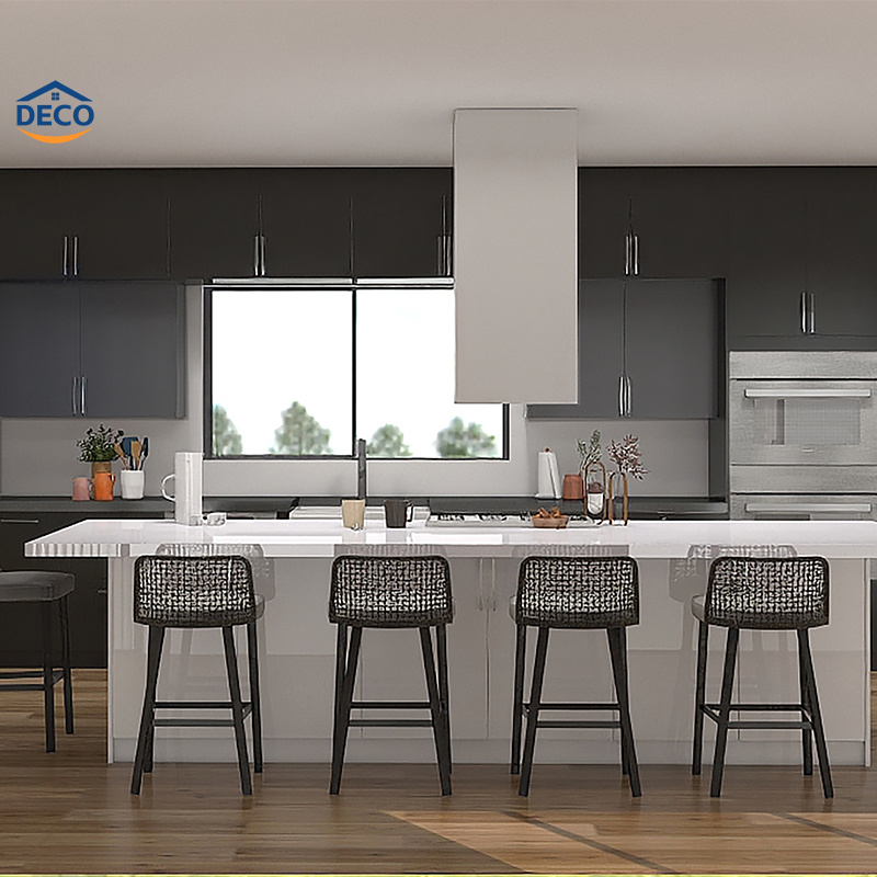 Modern Style Cabinets Lacquered Matte Kitchen Cabinets Complete Designs Sintered Stone Kitchen Island Cabinets