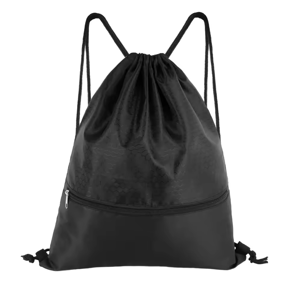 Men And Women Nylon Waterproof Drawstring Bag For Soccer Basketball Outdoor Fitness Sports Softback Shoulder Carrying Packing