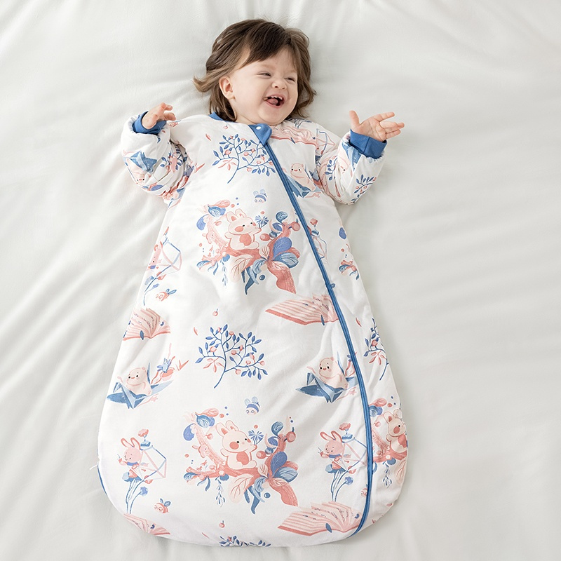 New Technology Smart Temperature Sensor Children Sleeping Bags Toddler Winter Warm Sleepwear