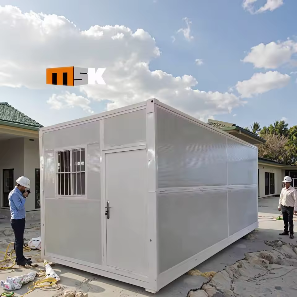 Latest Product Small Modular Prefabricated Building Steel Houses Portable Foldable Office Folding Container Home House