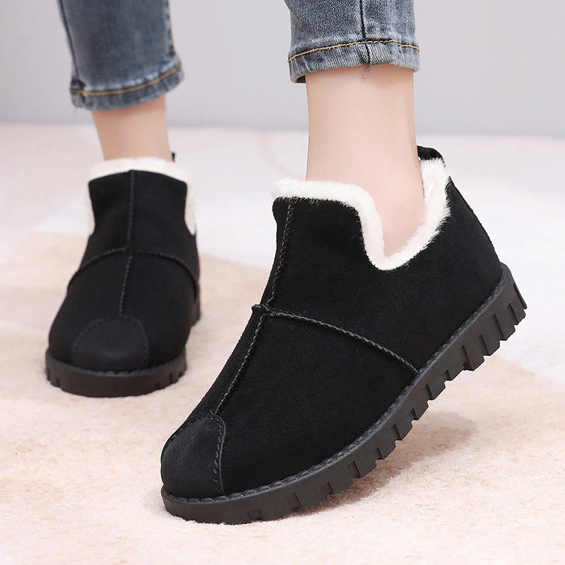 2025 Best Seller New Fashion Winter Warm Snow Shoes Brown Cushioned Snow Boots