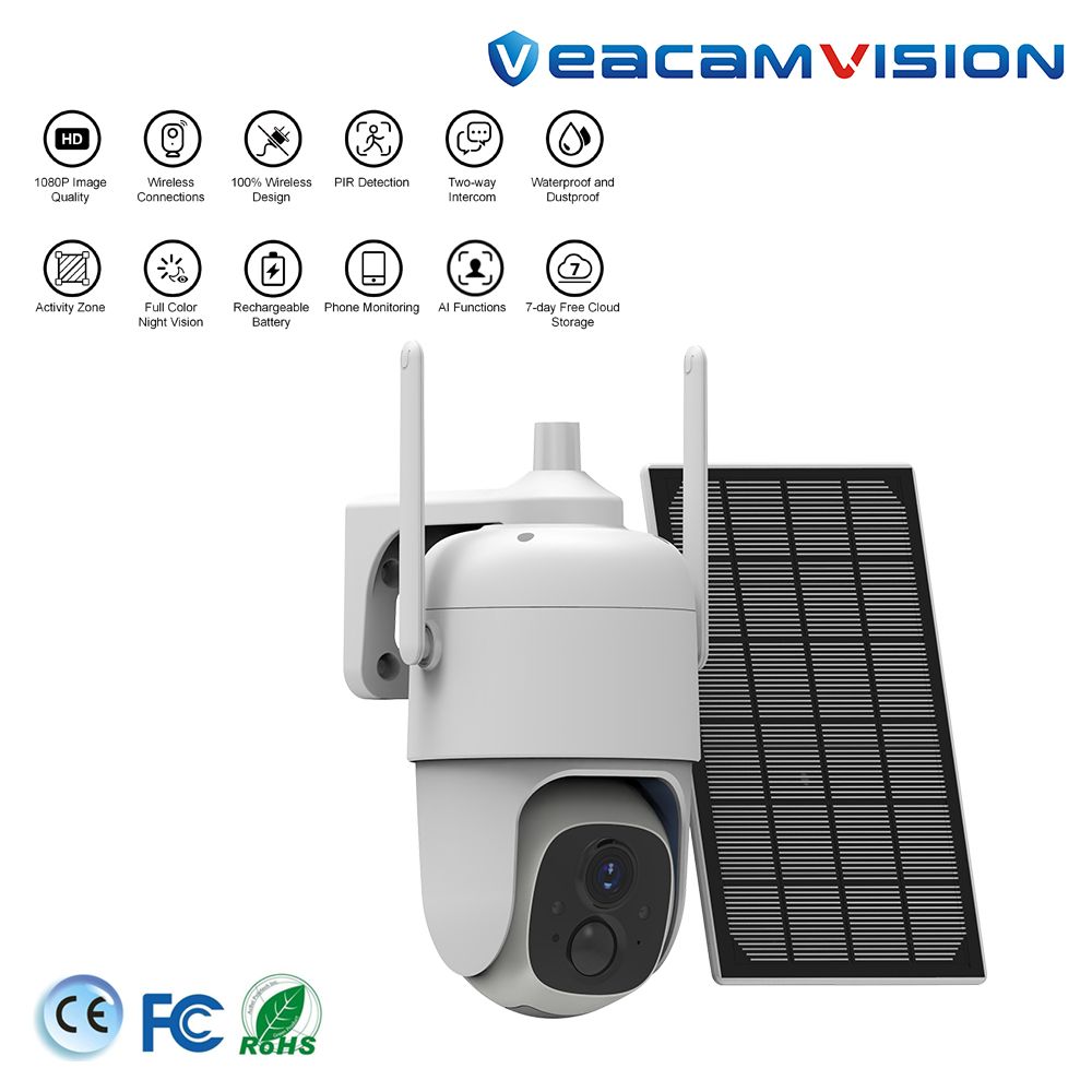 Free Cloud Storage IP Camera Low Power Consumption PT Camera Smart Home Battery CCTV IP Camera