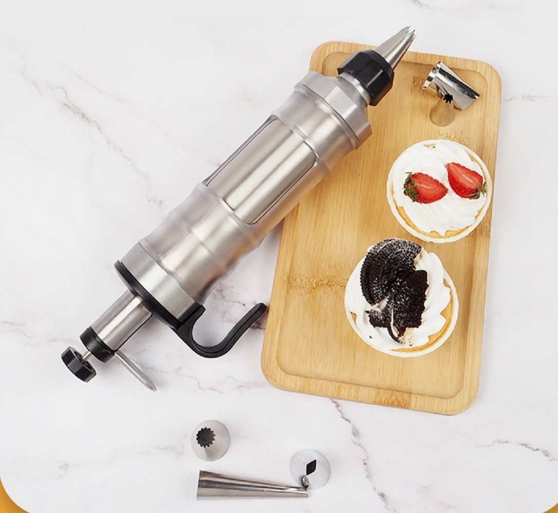 Batter Dispenser Manual Cookie Press Molds Cake Decorating Tool Mi18305