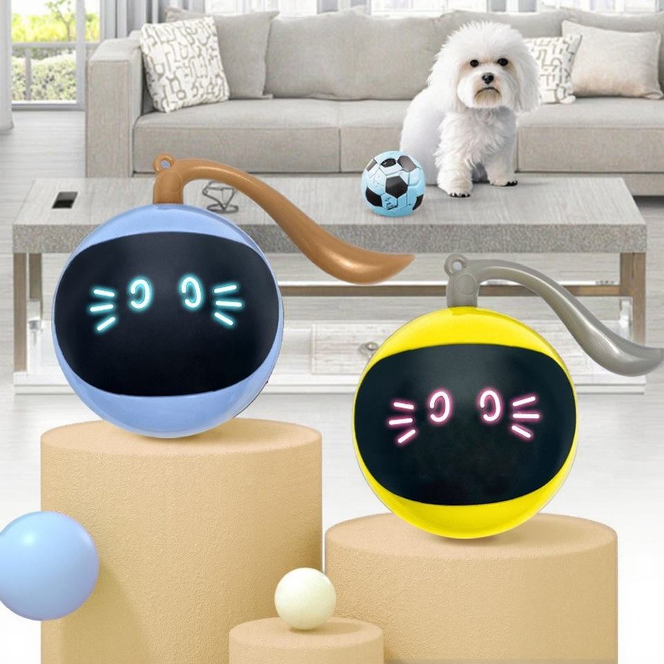 Pet Smart Rolling Ball Self-Healing Smart Magic Ball Electric Teaser Toy Modern Cute Pet Artifact Cat Smart Rolling Ball
