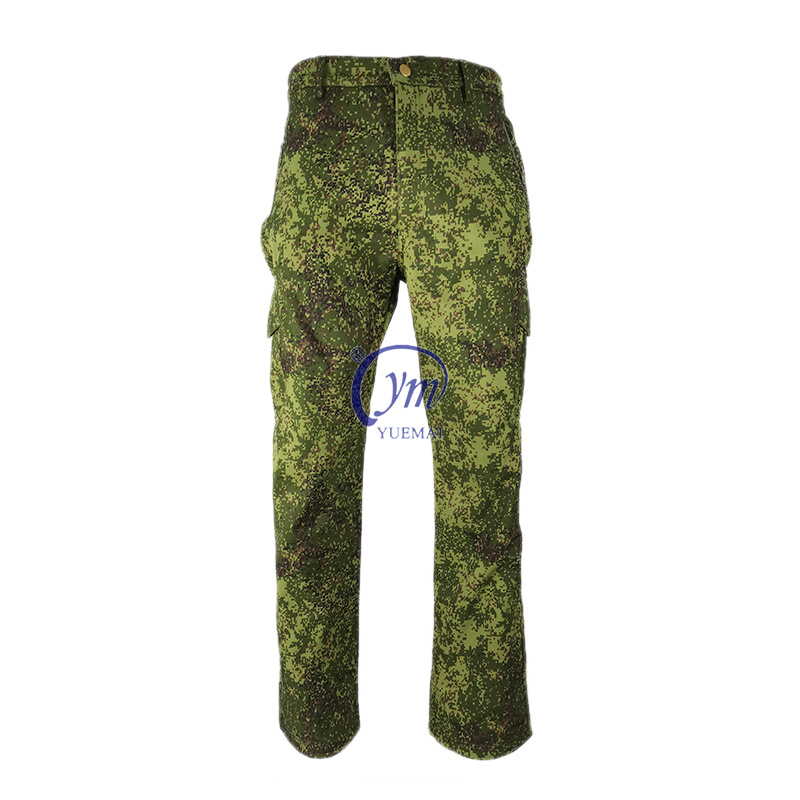 Men Cargo Trousers Camo Soft Shell Tactical Pants