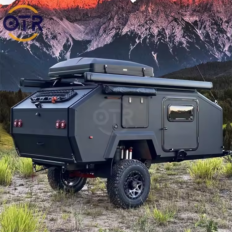 Factory Hot Sale Independent Suspension Small Off Road Folding Mortorhome Camper Caravan Travel Trailer