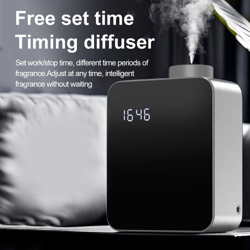 New Luxury Aluminum Wireless Portable Aroma Diffusers Waterless Essential Oil Diffuser for Hotel