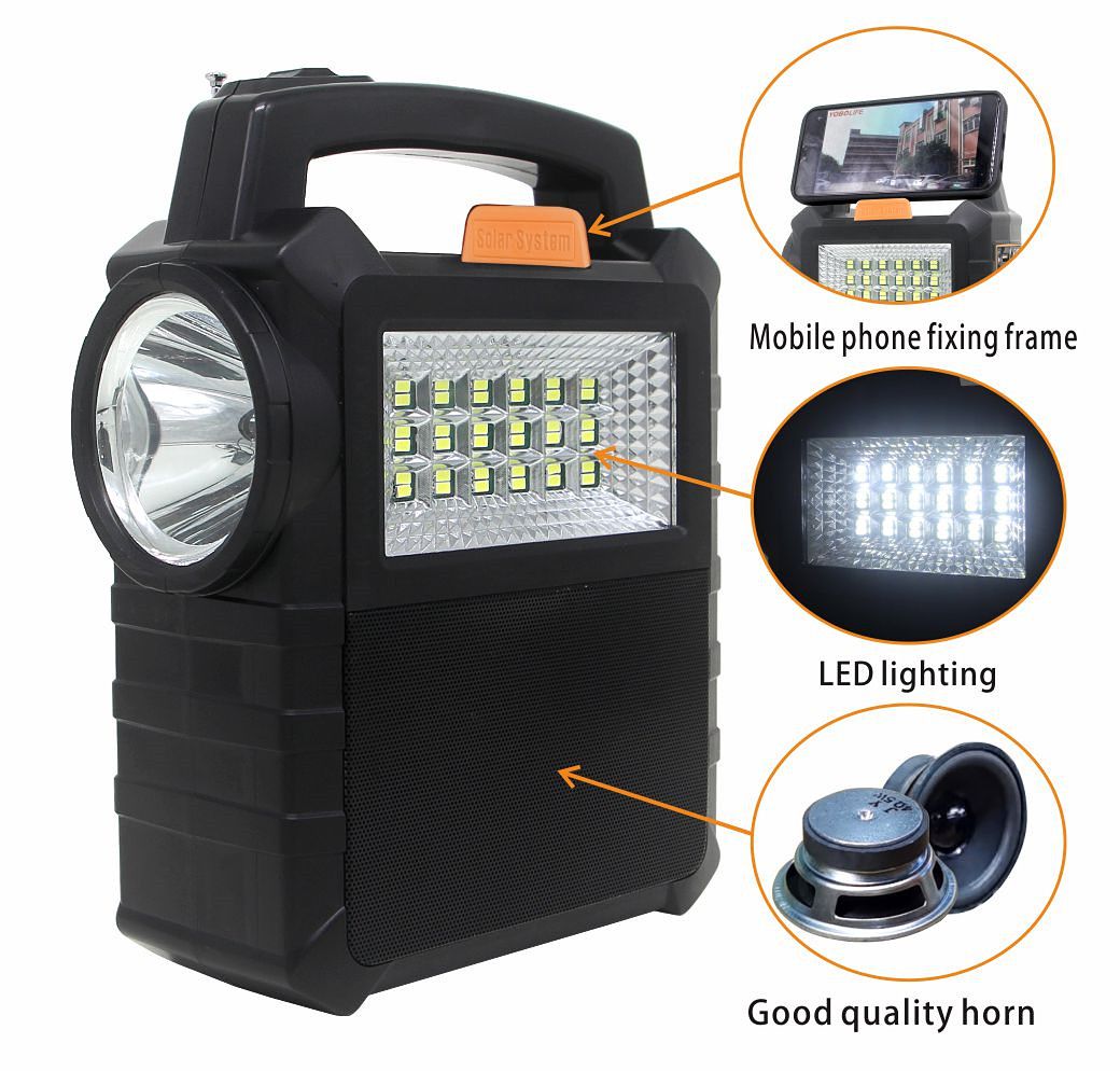 2024 New Solar Light for Outdoor Solar Panel Indoor Camping Portable Emergency Charge Solar Energy Power System for Home