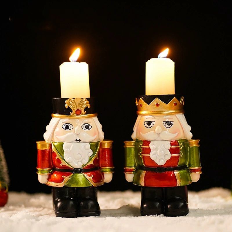 Candle Holder Home Christmas Decoration Xmas Light Holiday Party Decoration