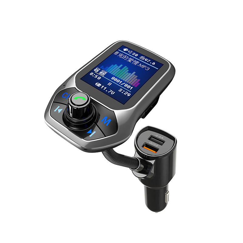 Bluetooth Car MP3 Player FM Transmitter USB 2 Ports for Charging