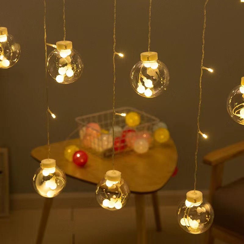 Wholesale Xmas Party Home Decorative LED Christmas Light Curtain Decorations