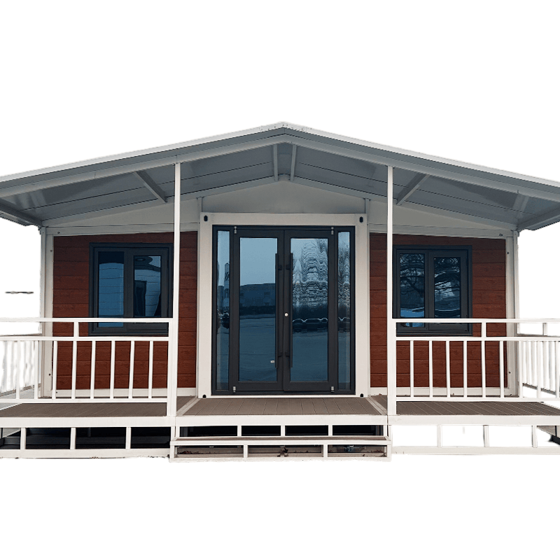 Chammp Insulated and Thermal Camouflage Tiny Homes Ready to Ship Modular House Double-Wing Expandable Container House