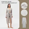 Factory-Direct 100% Cashmere Set – CE-Certified, Customizable, Fast Shipping