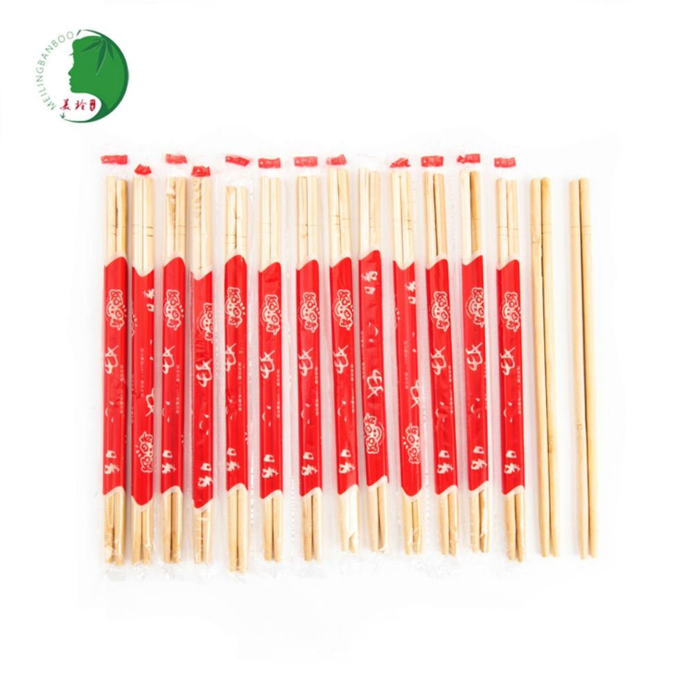 Packaging Sleeves Korean Traditonal Baratos Palillos Chinos Chopsticks PE Packing Chopstick