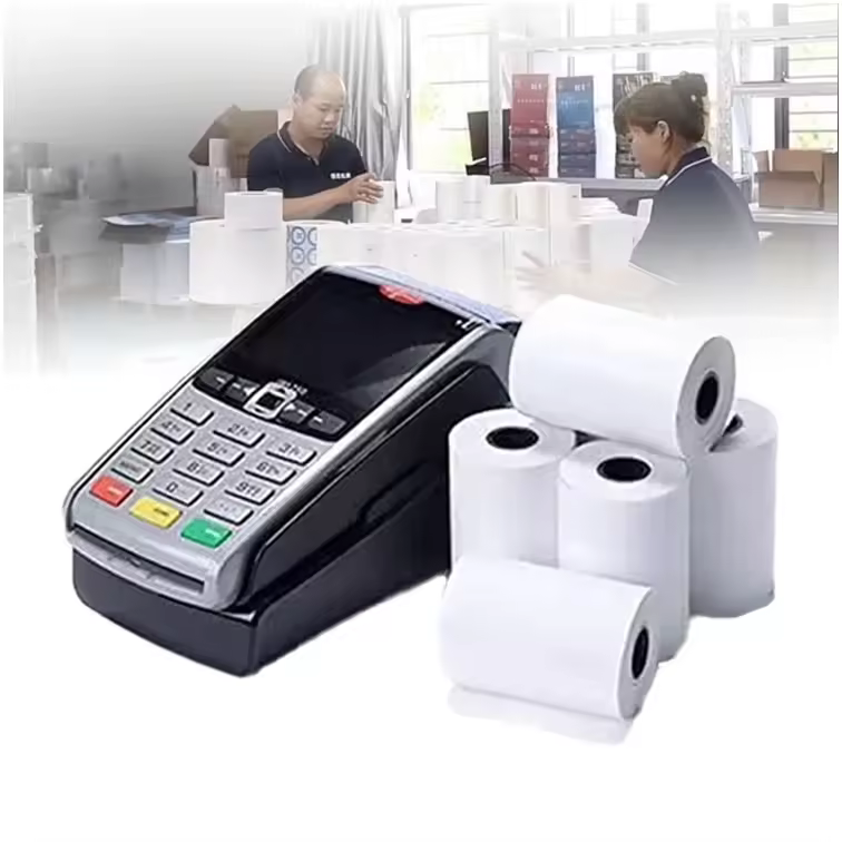 Odm Customized 65gsm Thermal Cash Register Paper Roll 80*68mm Single Thermal 3 1/8 X 60gsm Popular In Middle East