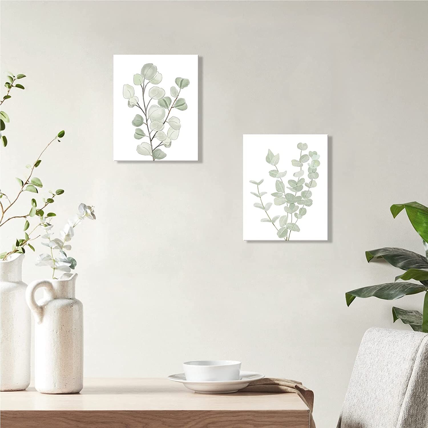 Minimalist Floral Prints for Living Room Canvas Wall Art Painting