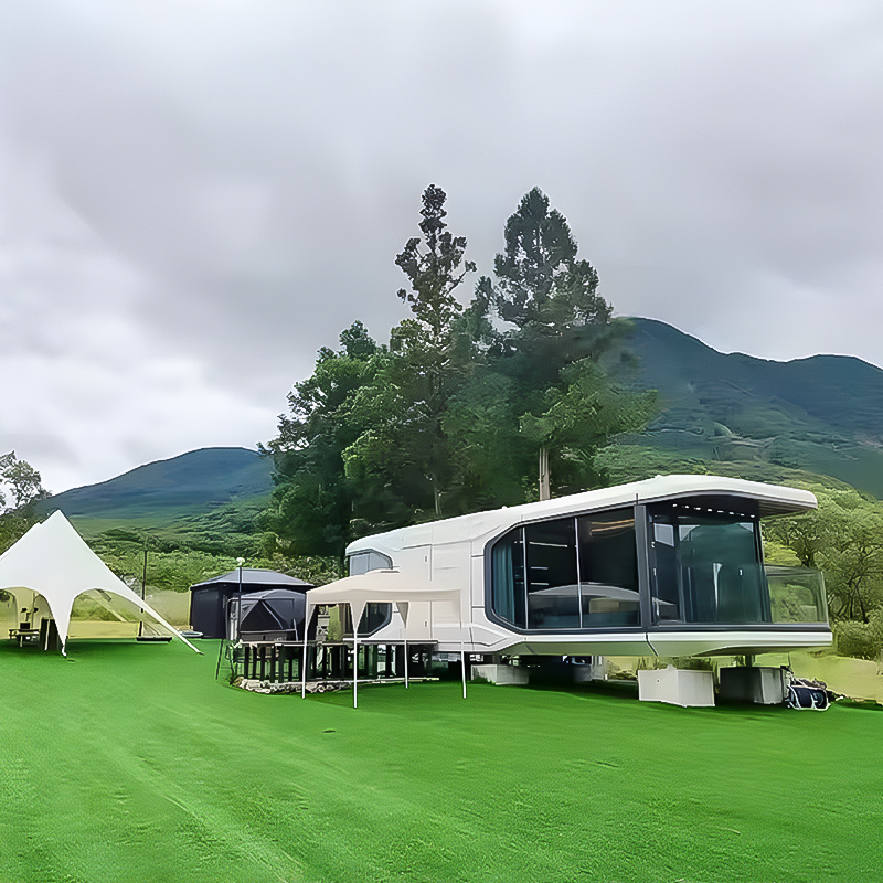 Prefab Zhongyu House Flat Pack Mobile Capsule Houses Ready Made House Mobile Home Steel Structure Homestay Space Capsule