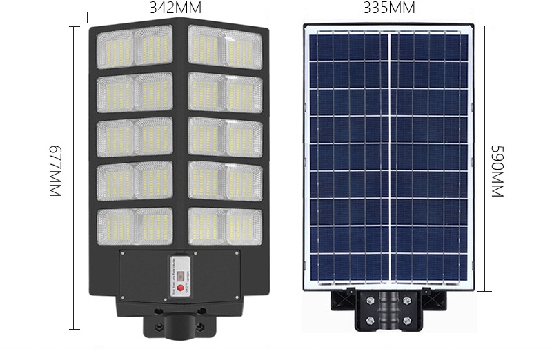 Smart LED Solar Street Light for Outdoor Security and Lighting