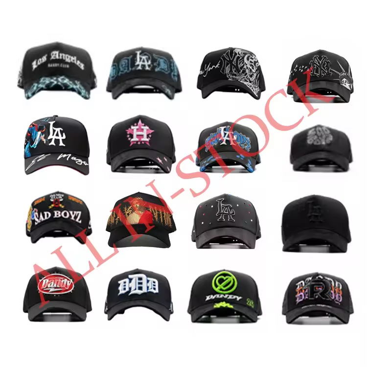 Thirty-one Hats Oem Custom Rhinestone Original Gorra 31 Hats Anniversary Collection Black 5-panel Baseball Caps Barbas Hats