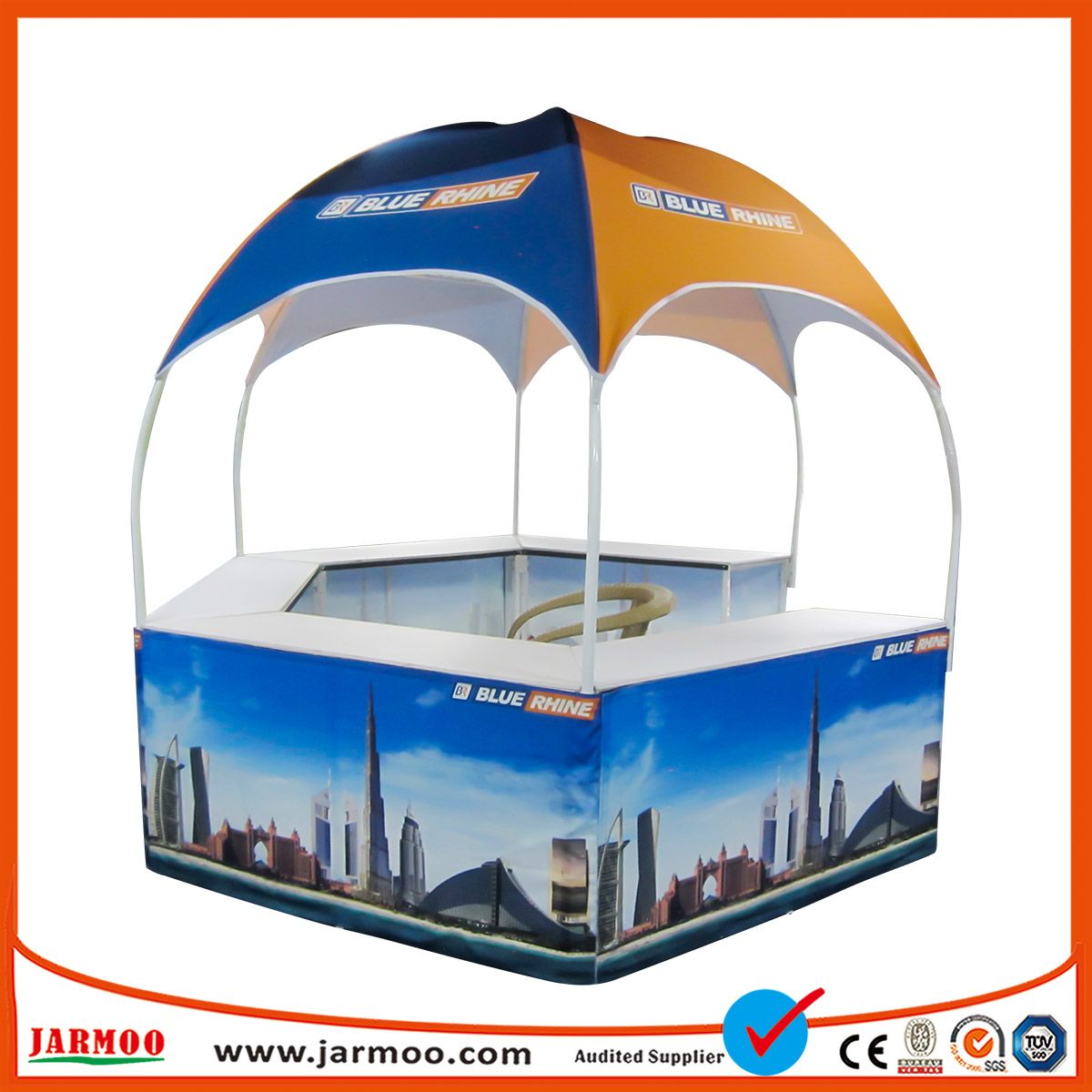 Dome Kiosk Canopy Tents Trade Show Hexagon Promotional Gazebo