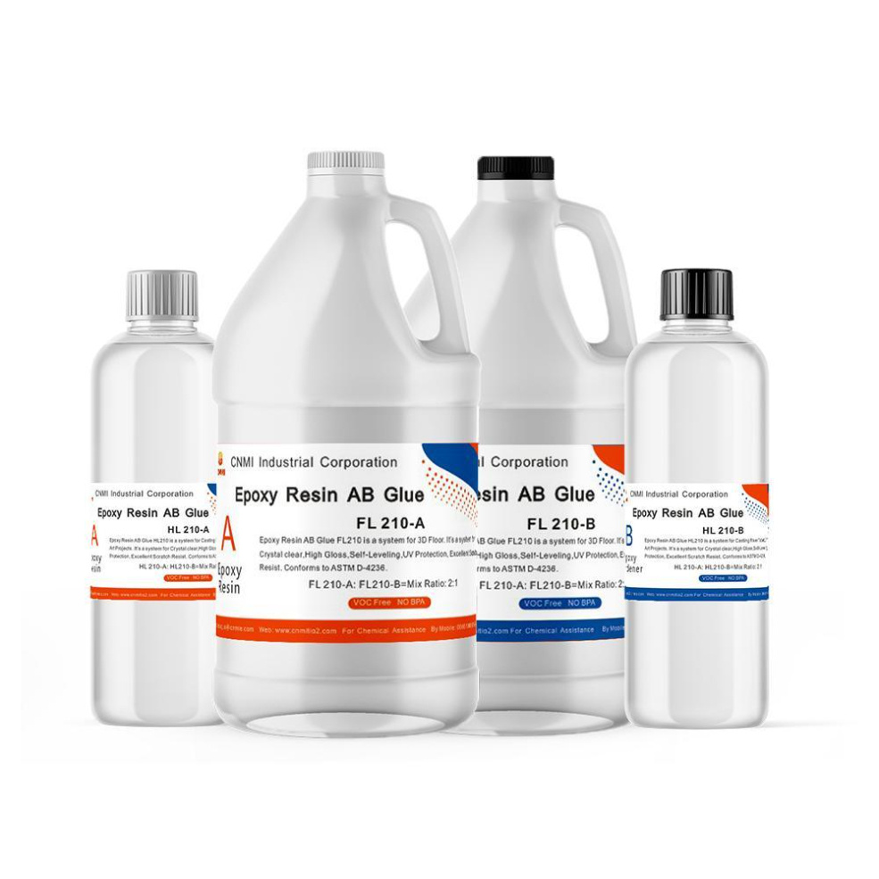 CNMI Industrial Clear Epoxy Resin Pour Table Top