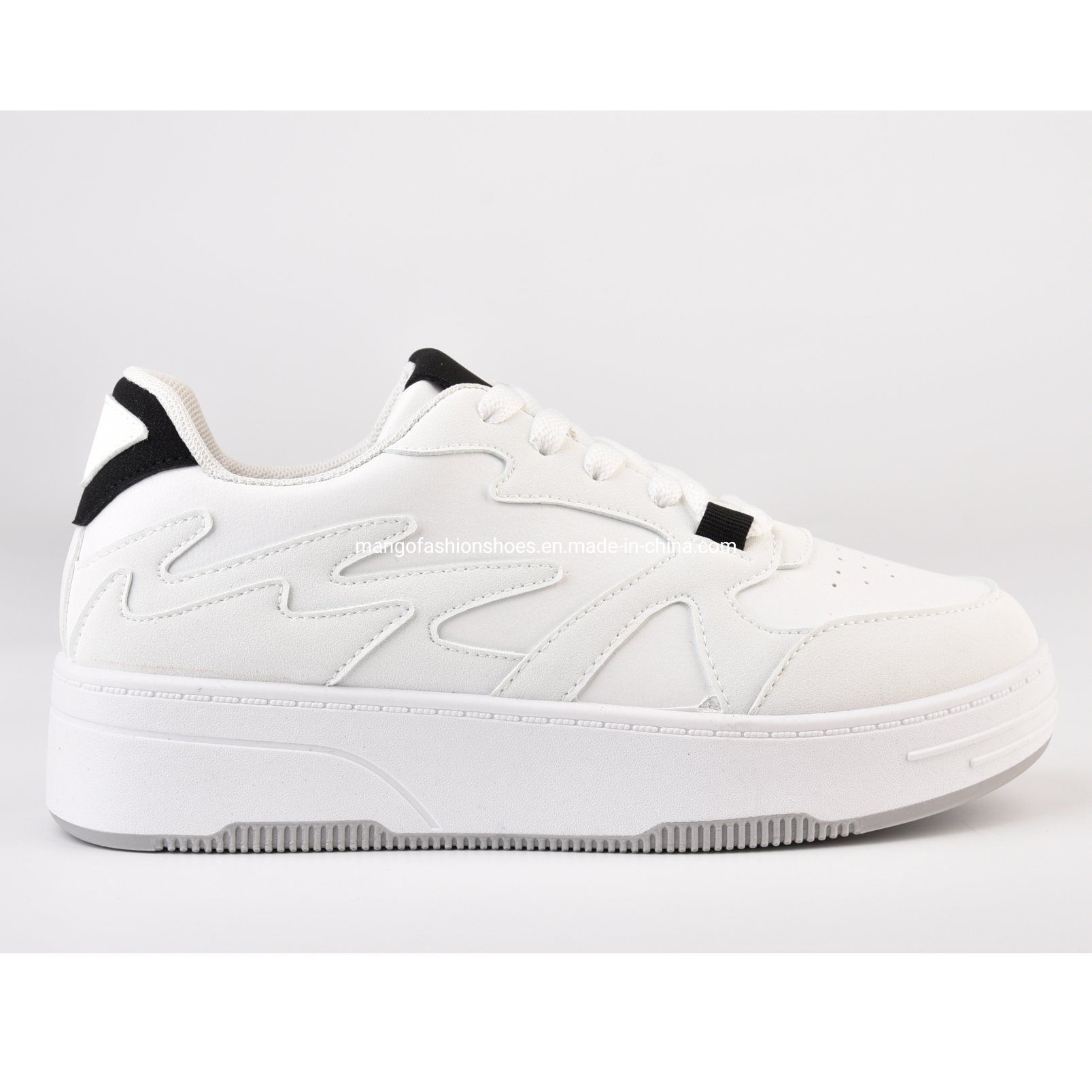 OEM Shoes fashion Women Sneakers Round Toe Low Cut Thick Sole Ladies Shoes Flat Skatebaord Shoes Walking Shoes