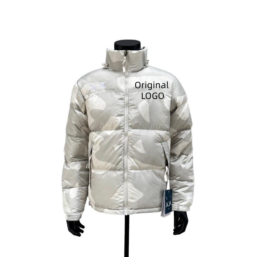 Men's Oversized Down Coat - 90% White Duck Down, -30℃ Warm, Waterproof, for Us Winter Skiing