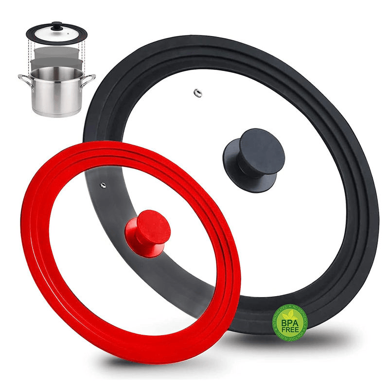 Versatile Silicone Food Safe Lid for Multi Size Cooking Pots