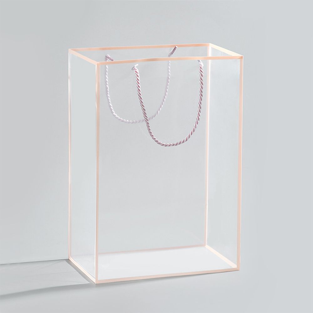 Transparent Frame Flower Bouquet Packing Bag